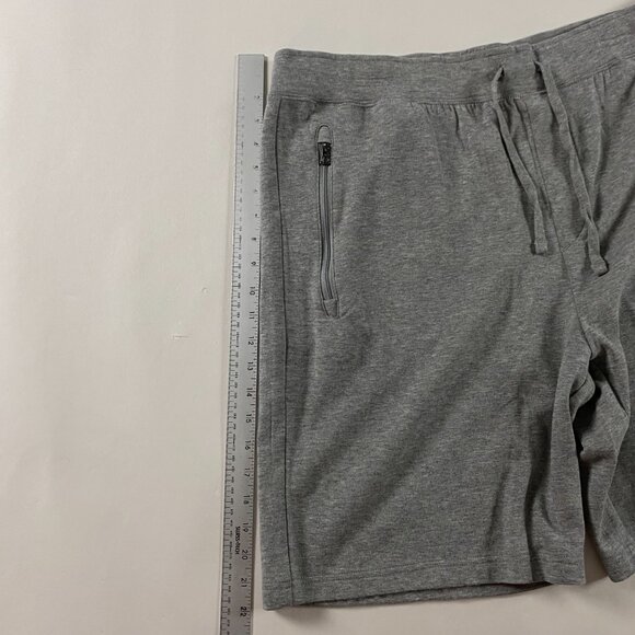 Polo Ralph Lauren Shorts Mens XXL Gray Sweat Athletic Zip Pocket Terry Drawsting - Picture 12 of 14